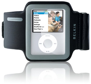 iPOD Nano 3G Neoprene Armband - Black/Grey