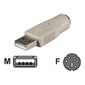 Belkin PS2 F to USB M Adapter