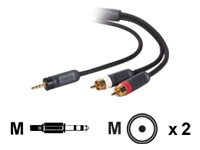 Belkin Pure AV Blue Series Audio Splitter - audio cable - 4.9 m