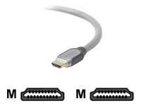 Belkin Pure AV Silver Series - video / audio cable - HDMI - 4.9 m