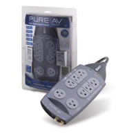 PUREAV SURGE PROTECTOR 8WY TEL/AV PROTECT