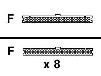 Belkin SCSI internal cable 50 pin IDC female 50 pin IDC female 1.8 m