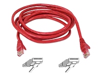 SNGLS FASTCAT5e PATCH CBL 4PAIRRJ45M/M 2MTR RED