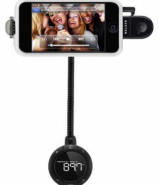 Belkin TuneBase FM with Handsfree In-car Mobile Phone/Digital Player Charger and Holder