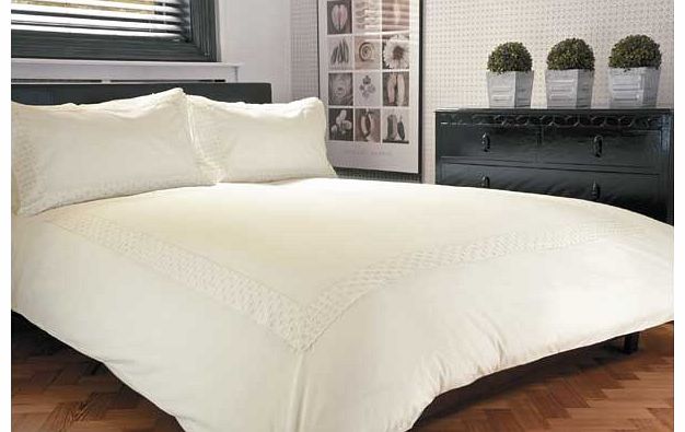 Belledorm Ashoka Ivory Duvet Cover Set - Double