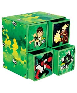 ben 10 4 Drawer Storage Box