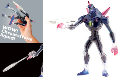 ben 10 Alien Force - 15cm DNA Alien Chromastone