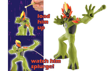 ben 10 Alien Force - 15cm DNA Alien Swampfire