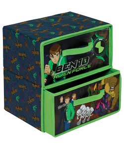 ben 10 Alien Force 2 Drawer Storage Unit