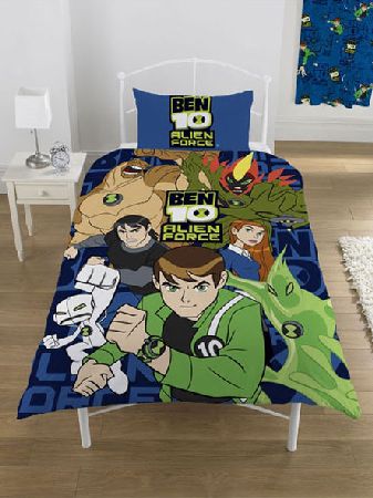 Alien Force Mission Duvet Cover