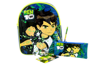 Ben 10 Backpack Stationery Set