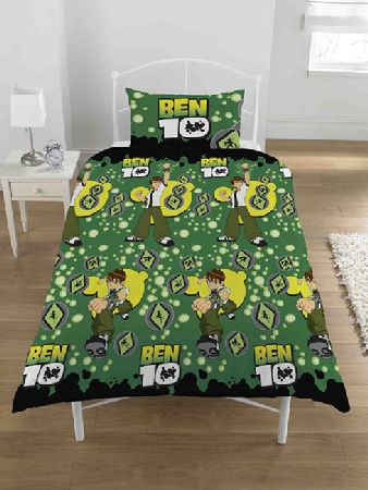 Ben 10 Single Duvet Cover and Pillowcase Rotary