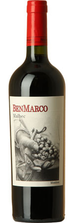 Ben Marco Malbec 2012, Dominio del Plata, Mendoza