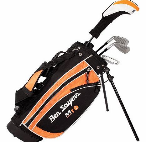 Ben Sayers Kids M1i - (Black/Orange, Regular, Package set, Graphite, Right Hand) - Age 9-11