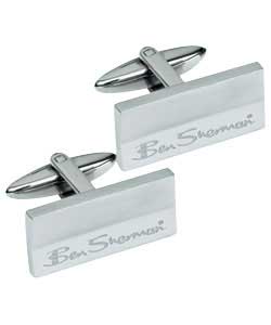 Brushed and Polished Finish Cufflinks