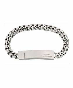 Brushed Chrome ID Bracelet