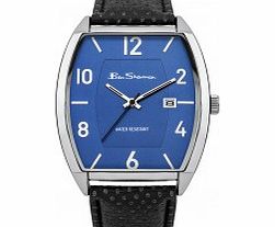 Ben Sherman Mens Black Leather Strap Watch