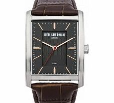 Ben Sherman Mens Clerkenwell Professional Brown