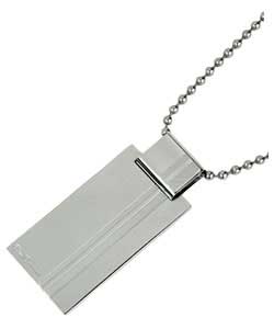 ben sherman Stainless Steel Dog Tag Pendant