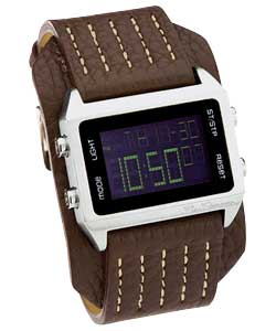 ben sherman Youth LCD Cuff Watch