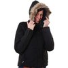 A BENCH COAT BENCH BLACK HOODED SLIM COAT
