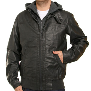 Deer Faux leather jacket