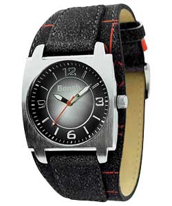 Gents Leather Cuff Strap Watch