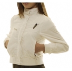 Girls Biker Jacket White