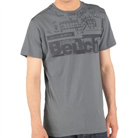 Mens Shutters T-Shirt Folkstone Gray