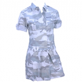 Riviera Work Dress - Camo