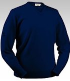 Glenbrae Golf Lambswool Sweater Navy S