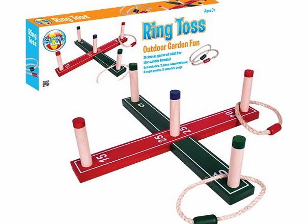 Benross Summer Play Garden Fun Ring Toss Quoits Set