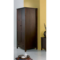 Bentley Designs - Atlantis Dark 2 Door Wardrobe