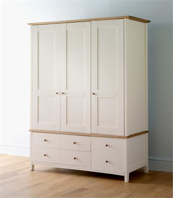 Alaska 3 Door Wardrobe Small Single (2