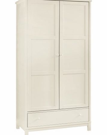 Bentley Designs Atlanta Double Wardrobe In White