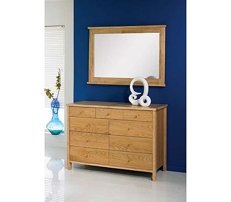 Bentley Designs Atlantis Pale Oak 6 3 Drawer Chest