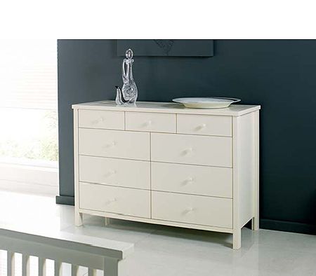 Bentley Designs Atlantis Pearl Oak 6 3 Drawer Chest