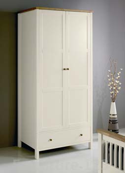 Bentley Designs Atlantis Two Tone Double Wardrobe