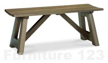 Callista Smoky Oak Bench