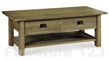 Callista Smoky Oak Coffee Table