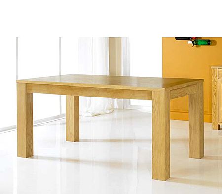 Bentley Designs Cuba Oak Rectangular Dining Table