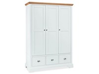 Bentley Designs Hampstead Triple Wardrobe Wardrobe