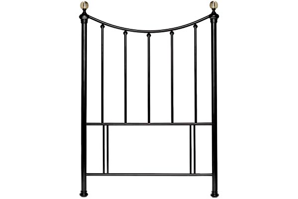 Hana Black Headboard Single 90cm