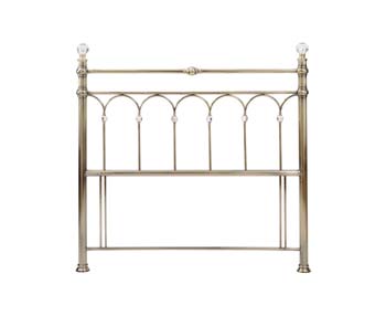 Bentley Designs Krystal Headboard in Brass