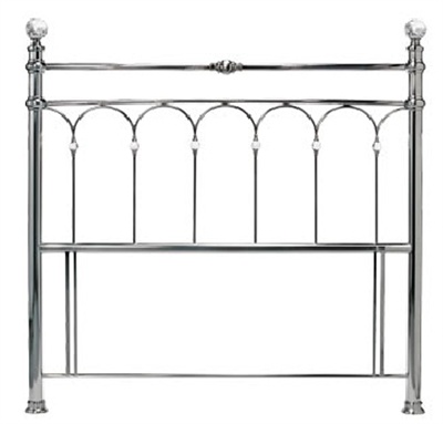 Krystal Nickel Double (4 6`) Headboard