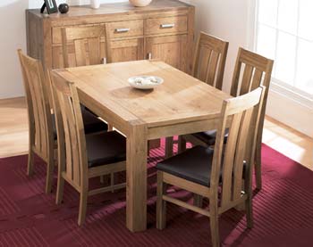 Lyon Oak Dining Table