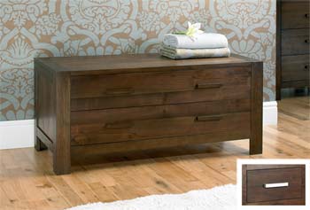 Bentley Designs Lyon Walnut 2 Drawer Chest