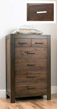 Lyon Walnut 4 + 2 Drawer Chest