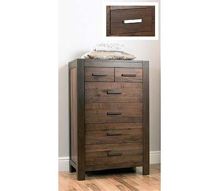 Lyon Walnut 4+2 Drawer Chest