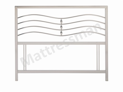 Bentley Designs Revo Single (3) Headboard Only. Satin Nickel